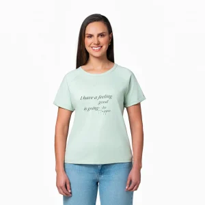 Camiseta Cuello Redondo Lec Lee Verde Claro