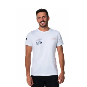 Camiseta Casual Hombre Lec Lee Blanca