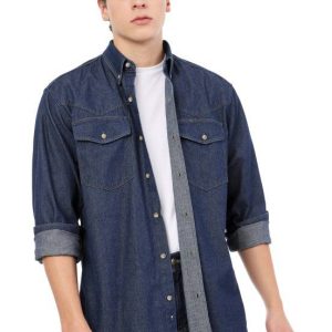 Camisa Básica 202 Lec Lee para Hombre - Índigo Oscuro