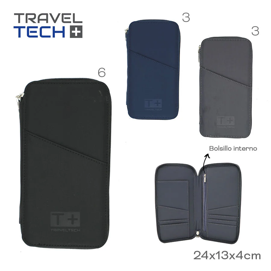 PORTAPASAPORTE TRAVEL TECH 27924 - Imagen 2