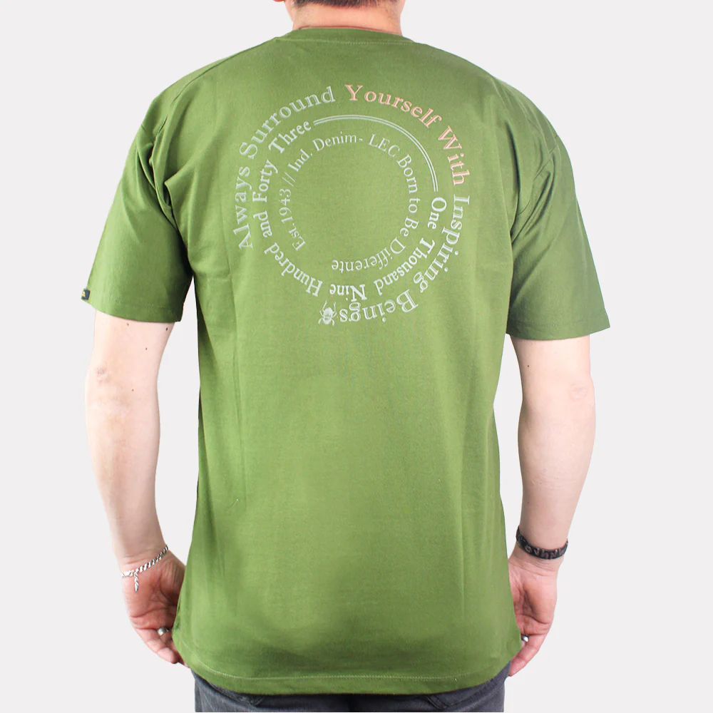 Camiseta Unicolor Hombre Lec Lee Verde - Imagen 3