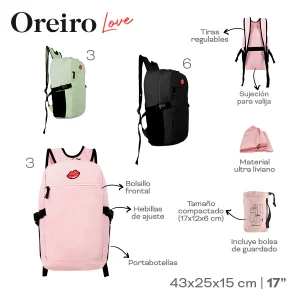 MOCHILA VIAJE OREIRO LOVE 29139
