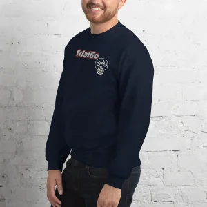 [443] TrialGo · Sudadera bordada · Unisex · BASIC · Navy