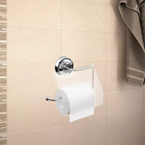 PORTA ROLLO BAÑO AC INOX CON VENTOSAS 57915655