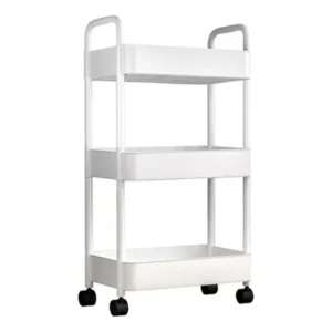 ORGANIZADOR MULTIUSO 3 PISOS CON RUEDAS 57917300 (BLANCO)