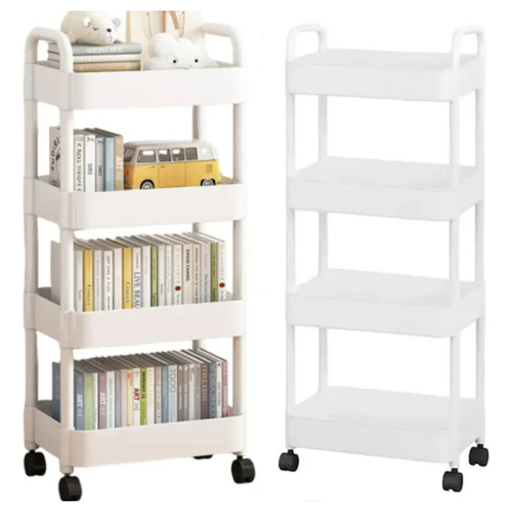 ORGANIZADOR MULTIUSO 4 PISOS CON RUEDAS 57917301 (BLANCO) - Imagen 2