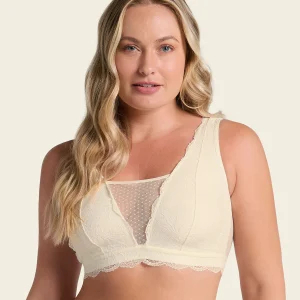 Bralette multiusos Sexy Siempre en encaje ideal para prótesis de mastectomía