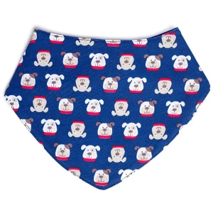 Bandana para Bebé Azúl de Cachorritos
