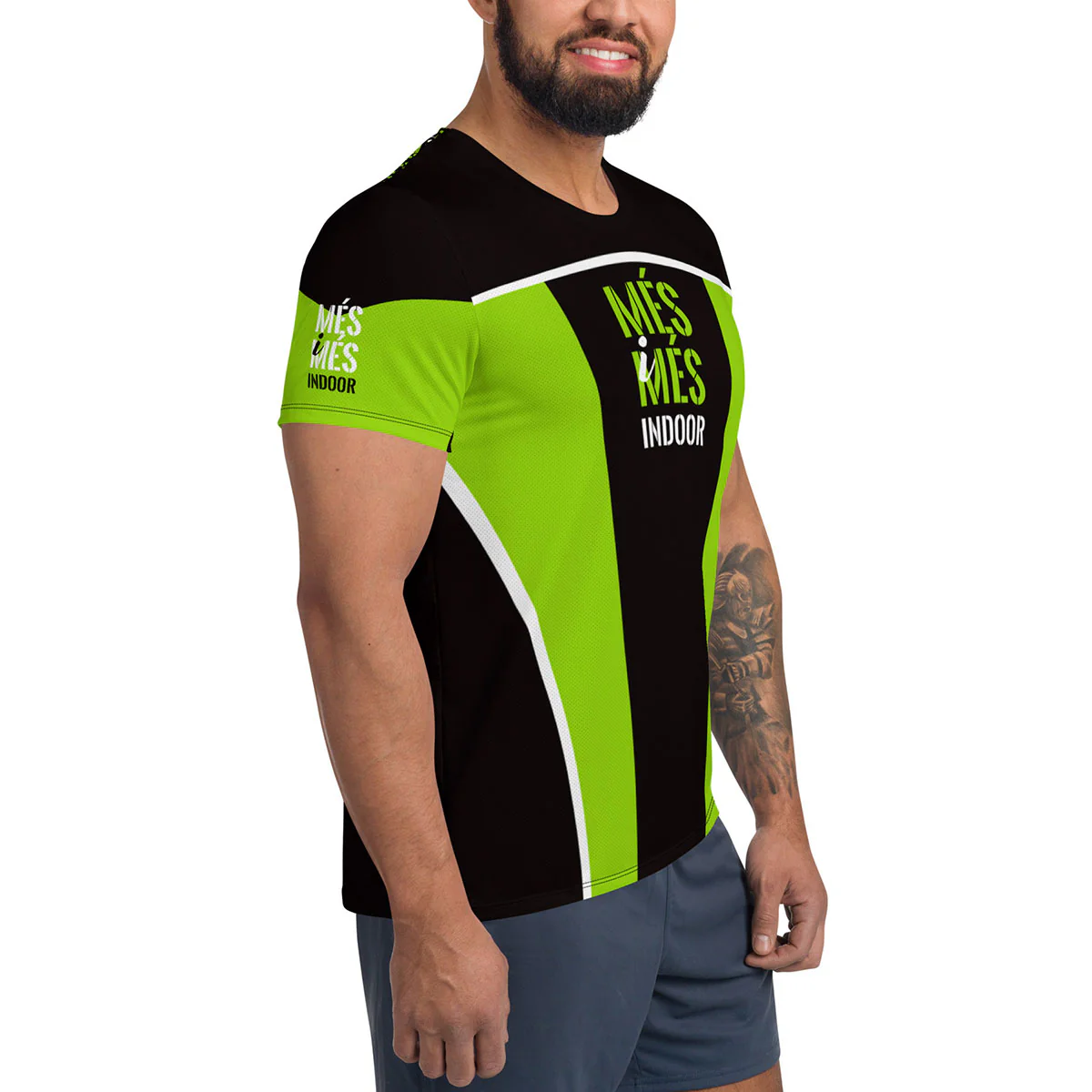MÉS i MÉS INDOOR · Camiseta deportiva m/corta·Hombre · Premium·Full Print-255x1ipi - Imagen 7