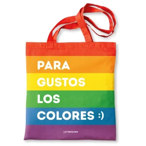 Bolsa de tela «Para gustos, los colores»