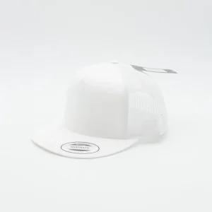 Classic Trucker Snapback White