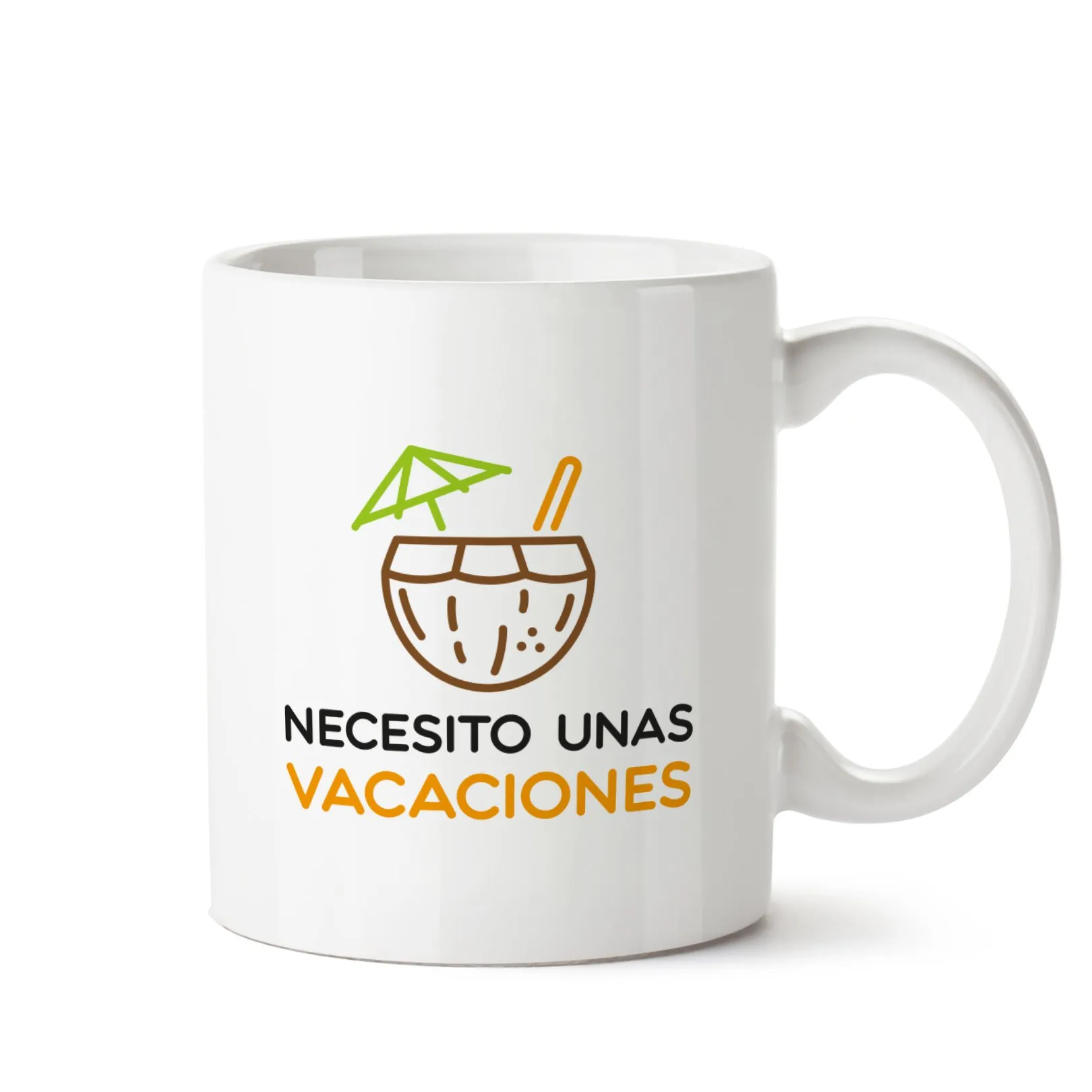 Taza «Necesito unas vacaciones»